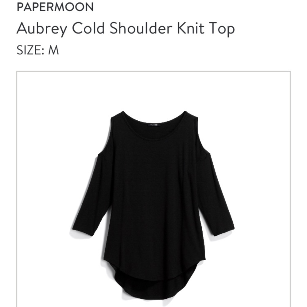 Papermoon Aubrey Cold Shoulder Top